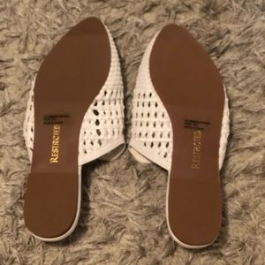 Restricted Shoes - White pointed toe mules Restricted Shoes - White pointed toe mules
